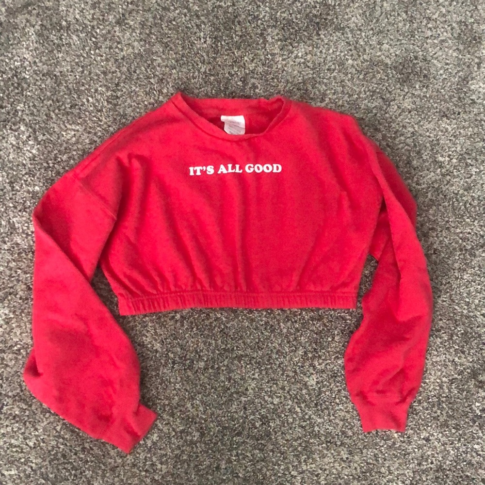 cropped long sleeve